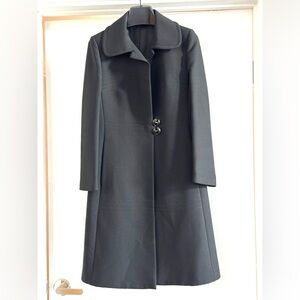 Yves Saint Laurent Classic Black Coat